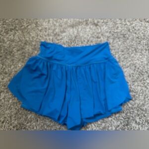 Soothfeel Blue Athletic Skort Built-In Shorts High Rise Tennis Golf Yoga M